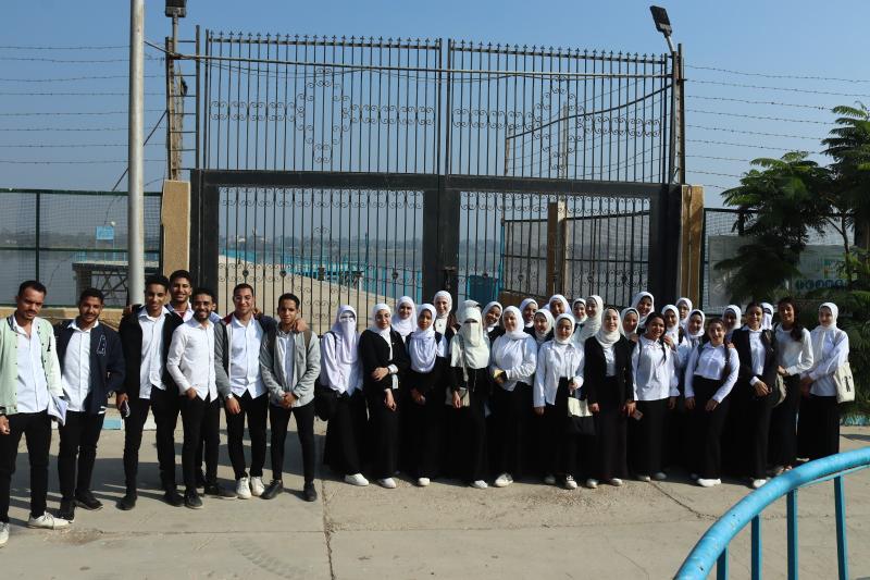 زيارة ميدانية ومنشورات توعية لطلاب كلية التمريض لمحطة نزلة عبد اللاه المرشحة