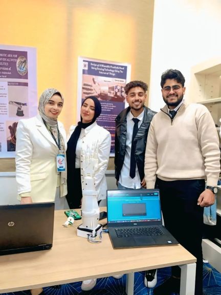 تصميم يد صناعية للمبتورين في ”كلية تكنولوجيا الصناعة والطاقة” بجامعة أسيوط الجديدة التكنولوجية بتمويل من itida