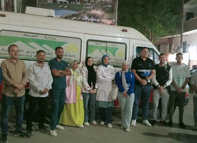المركز الإقليمى والاتحاد المصرى لطلاب الصيدلة ينظمان قوافل للتبرع بالدم بأسيوط المركز الإقليمى والاتحاد المصرى لطلاب الصيدلة ينظمان قوافل للتبرع بالدم بأسيوط