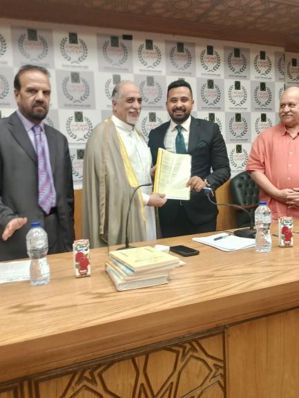 ”معتز ابو اانصر ”أمين شباب مستقبل وطن منغلوط وكيلا للطرق الصوفية