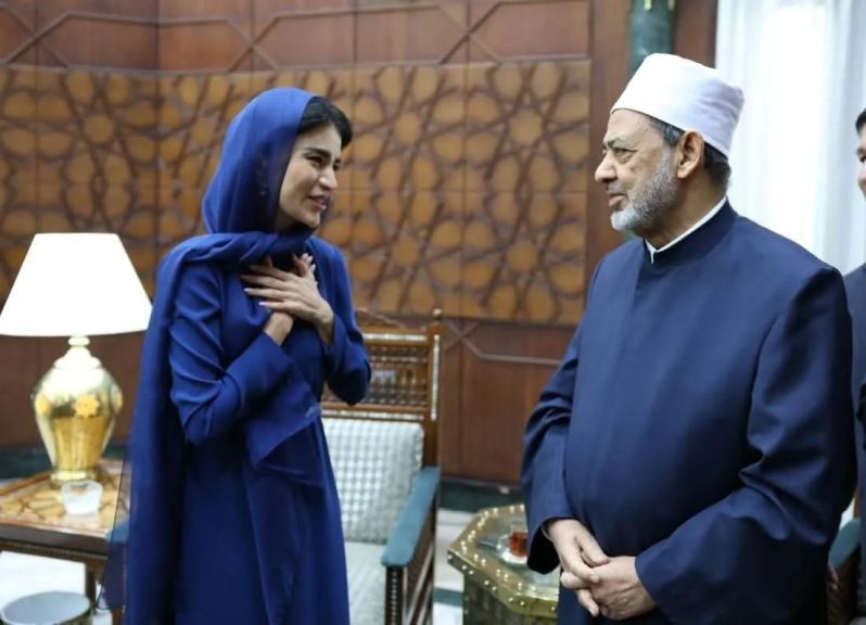 شيخ الأزهر يستقبل السيدة سعيدة ميرزيوييفا رئيسة الإدارة الرئاسية في جمهوريَّة أوزبكستان ويتفقان على تعزيز العمل لحفظ التراث الإسلامي