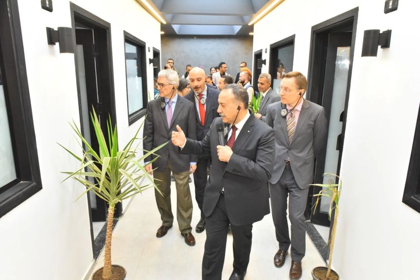 منطقة مهملة إلى مركز أقتصادى محافظ أسيوط يستعرض تجربة ”بازار  كيان” أمام وفد الاتحاد الأوربى واليونيدو