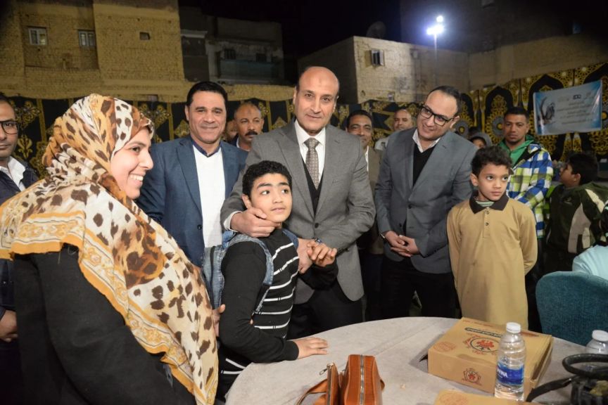 محافظ أسيوط يشارك أبنائه من ذوي الهمم بمراكز تخاطب الشباب والرياضه حفل الإفطار الرمضانى ويؤكد الدولة حريصة على دعمهم