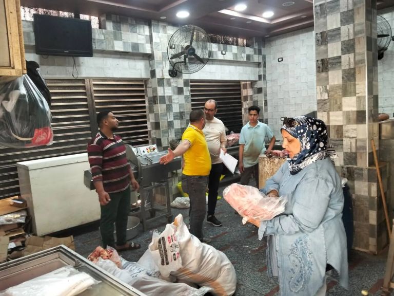 ”محافظ بنى سويف” ضبط 95 كم لحوم فاسدة