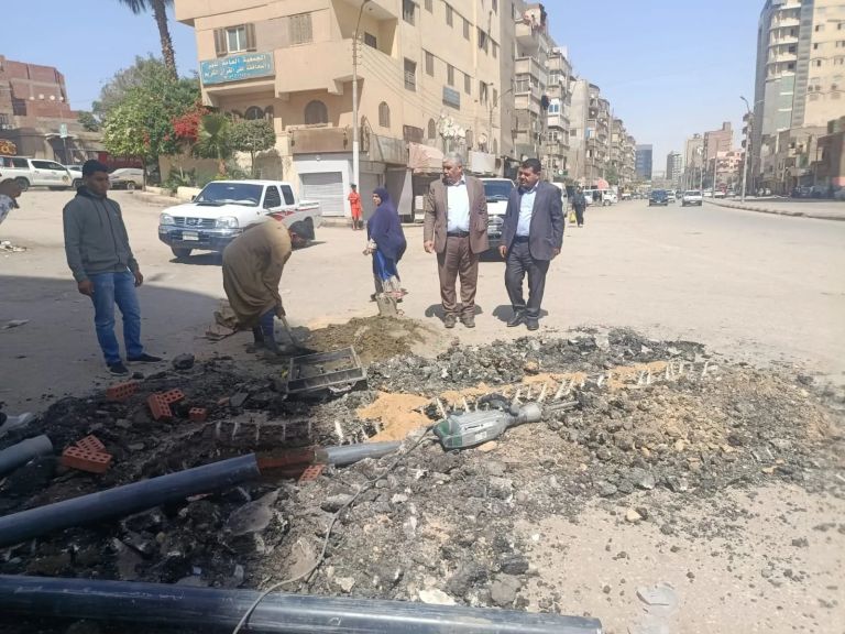 ”محافظ بنى سويف”: تنفيذ لخطة إنشاء بلاعات الأمطار وتحسين تصريف المياه بالشوارع