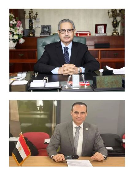 وكيل وزارة الصحة خلال لقائه باللواء عبد الله عبد العزيز محافظ بني سويف لبحث جهود دعم وتطوير المنظومة الصحية ببني سويف