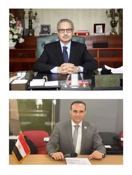 وكيل وزارة الصحة خلال لقائه باللواء عبد الله عبد العزيز محافظ بني سويف لبحث جهود دعم وتطوير المنظومة الصحية ببني سويف