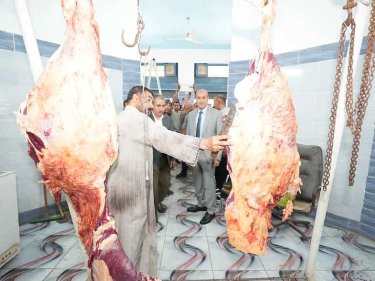 استعدادًا لعيد الأضحى المبارك.. محافظ أسيوط يتابع توافر اللحوم ويتفقد منفذ الثروة الحيوانية بمنطقة السادات بحي غرب